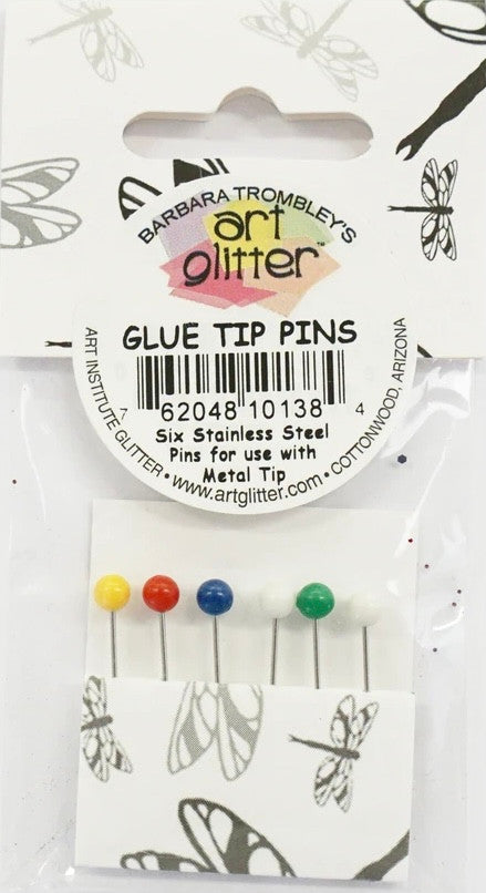 Art Glitter Glue Tip Pins (6 pk)